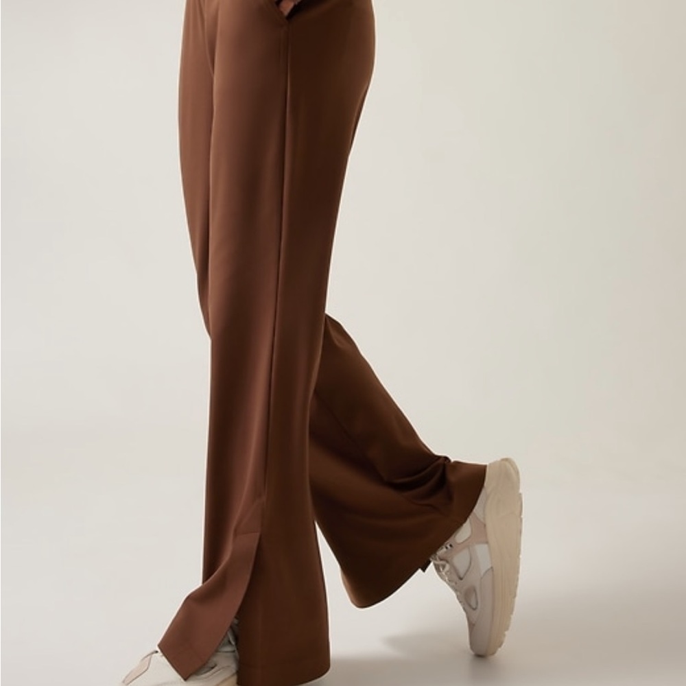 New Athleta Venice Flare Pant Abalone Grey Size 1X
